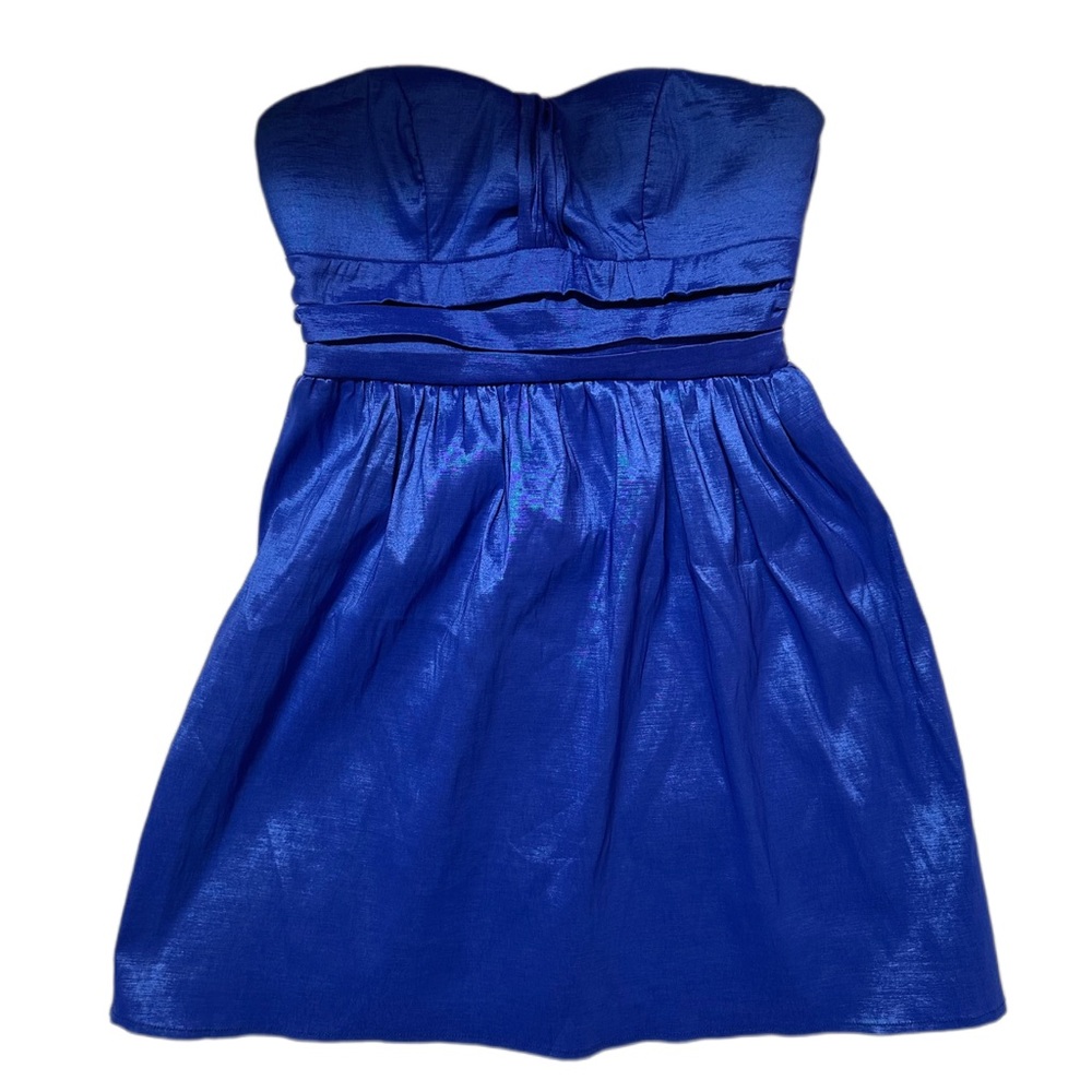 royal blue mini dress